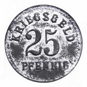 Реверс монеты Германия, 25 пфеннигов, 1918