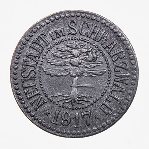 Аверс монеты Германия, 10 пфеннигов, 1917, Без отверстия