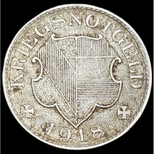 Реверс монеты Германия, 10 пфеннигов, 1918