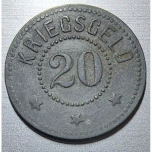 Реверс монеты Германия, 20 пфеннигов, 1917