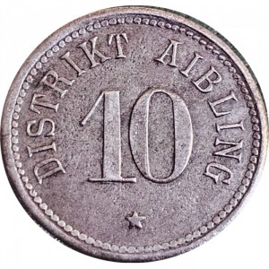 Аверс монеты Германия, 10 пфеннигов, 1917, Железо, магнетик
