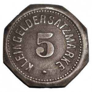 Реверс монеты Германия, 5 пфеннигов, 1917