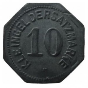 Реверс монеты Германия, 10 пфеннигов, 1917