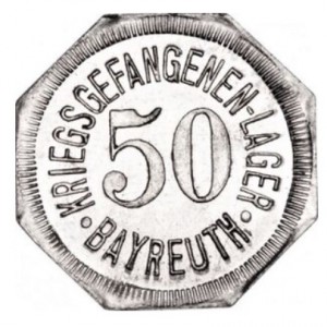 Аверс монеты Германия, 50 пфеннигов, 1917, Лагерь военнопленных Байройт
