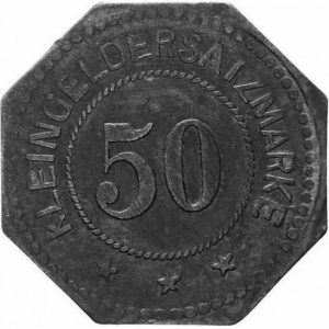 Реверс монеты Германия, 50 пфеннигов, 1917