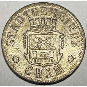 Аверс монеты Германия, 10 пфеннигов, 1917, Цинк, не магнетик /серый цвет/