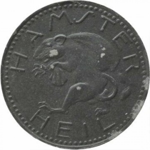 Реверс монеты Германия, 10 пфеннигов, 1921
