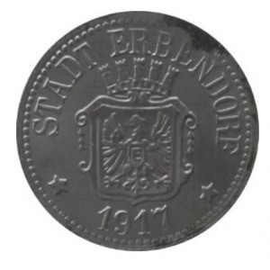 Аверс монеты Германия, 10 пфеннигов, 1917, Железо, магнетик