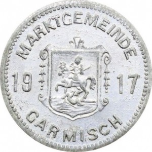 Аверс монеты Германия, 50 пфеннигов, 1917, "GILTIG BIS 6 MONAT" на реверсе
